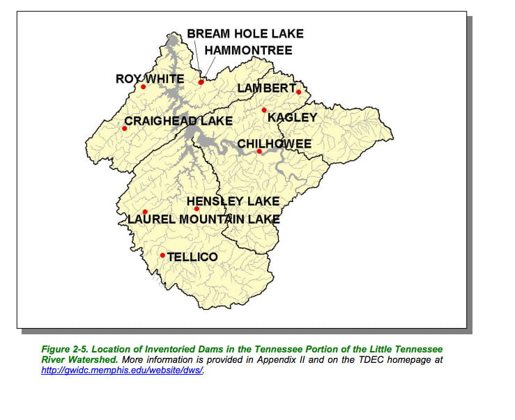 Localwaters Chilhowee Lake Maps Boat Ramps TN