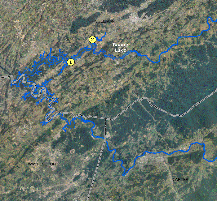 Boone Lake Maps