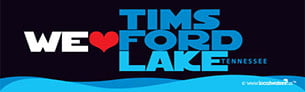 We Heart Tims Ford Lake Tennessee Decal