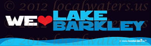 We Love Lake Barkley Sticker