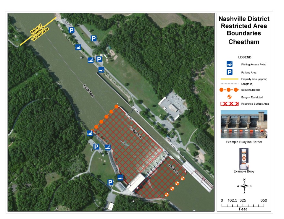 Localwaters Cheatham Lake Maps Boat Ramps TN