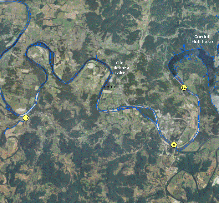 Localwaters Old Hickory Lake Maps Boat Ramps