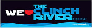 We Love The Clinch River TN magnet