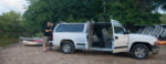 Buffalo River Float Trip by Kayak Ryan and Joe load up at Crazy Horse Canoe Rental Camp Memorial Day 2013