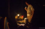 Buffalo River Float Trip by Kayak Joe fixes dinner Memorial Day 2013