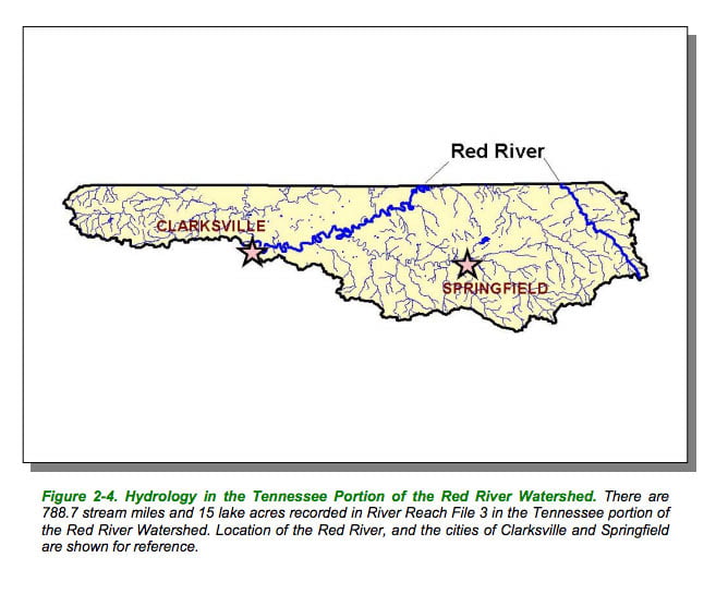 Localwaters Red River Maps boat ramps access areas