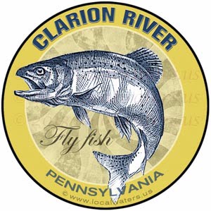 Clarion River Fly Fishing sticker