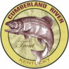 Cumberland River Trout fishing sticker Kentucky