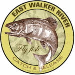East Walker River California Nevada Fly fish sticker decal