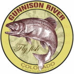 Gunnison River Fly Fish Colorado sticker