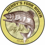 Henry's Fork River Fly Fish Idaho Sticker Decal
