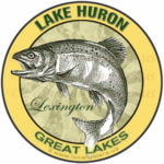 Lake Huron Lexington Great Lakes Fishing sticker