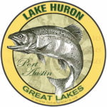 Lake Huron Port Austin Great Lakes Fishing sticker