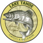 Lake Tahoe California Catch Release Fishing sticker Nevada