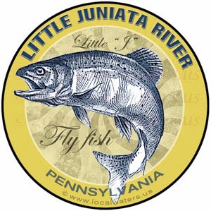Little Juniata River Fly Fishing sticker