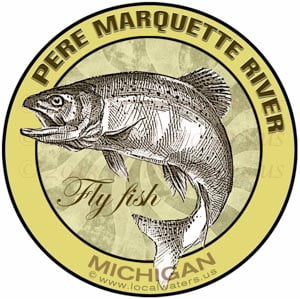 Pere Marquette River Fly Fish Michigan design