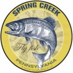 Spring Creek fly fishing sticker