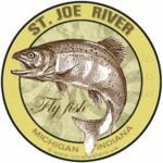 St. Joe River Fly Fish Sticker Michigan Indiana