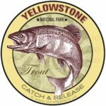 Yellowstone National Park Trout sticker