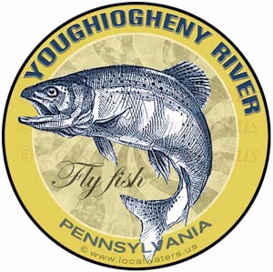 Youghiogheny River Fly Fishing sticker