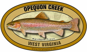 Opequon_Creek_West_Virginia_Rainbow_Trout_Sticker_flat300_pix