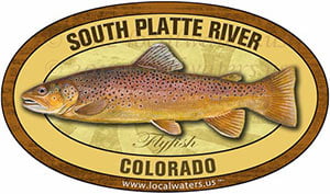 South Platte River Fly Fishing sticker