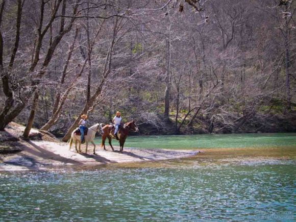 Mina and Violet at Big South Fork