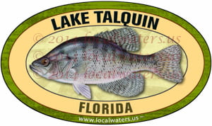 Lake Talquin Sticker Crappie Fishing Decal Florida