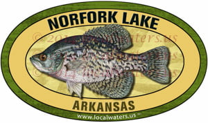 Norfork Lake Crappie Sticker