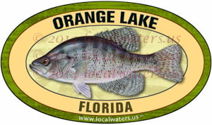 Orange Lake Sticker Crappie Fishing Decal Florida