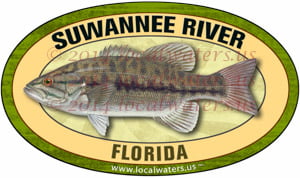 Suwannee River Florida Sticker Bass