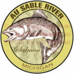 Au Sable River Michigan Salmon Fishing