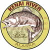 Kenai River King Salmon Sticker