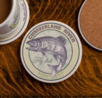 Cumberland River Fly Fishing sandstone coaster