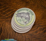 Deschutes River Fly Fishing sandstone coaster set
