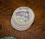 Fox River Fly Fishing sandstone coaster set