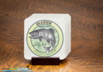 Glacier National Park Fly Fishing hardboard coaster set