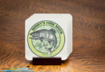 Henrys Fork River Fly Fishing hardboard coaster set