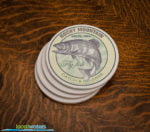 Rocky Mountain National Park Fly Fishing sandstone coaster set