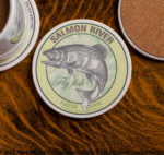 Salmon River New York Fly Fishing sandstone coaster