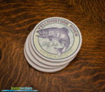 Yellowstone River Fly Fishing sandstone coaster set