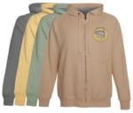 Fishing Creek Fly Fishing Hoodie Fleece Pennsylvania Vintage Khaki Zip Up clothes for anglers gifts