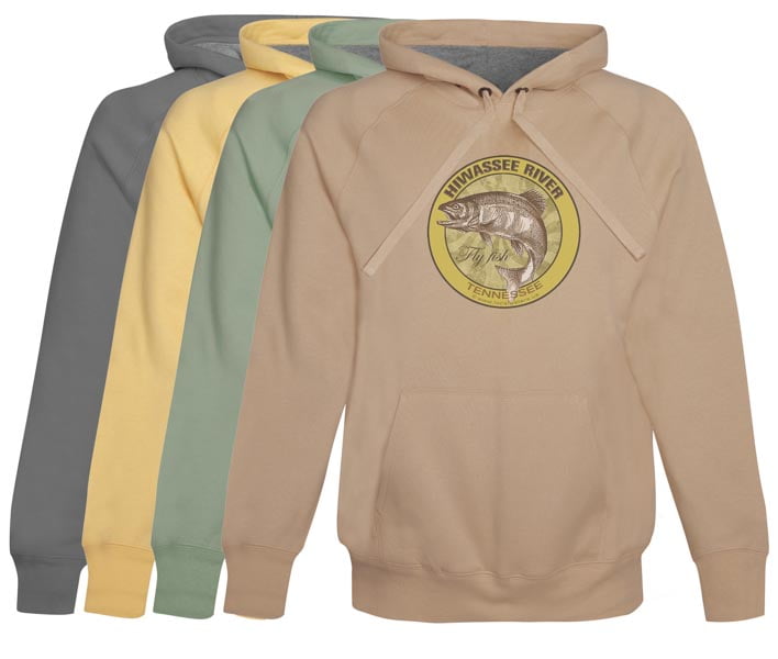 Hiwassee River Fly Fishing Hoodie Tennessee