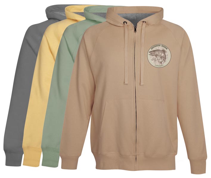 Jackson River Fly Fishing Hoodie Fleece Virginia