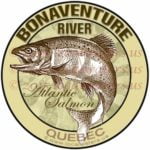 Bonaventure River Sticker Atlantic Salmon Fishing Decal Quebec Canada