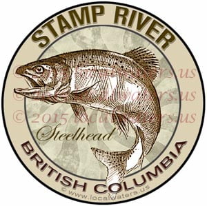 Stamp River Sticker Steelhead Decal British Columbia Canada Fly Fishing Trout Salmon