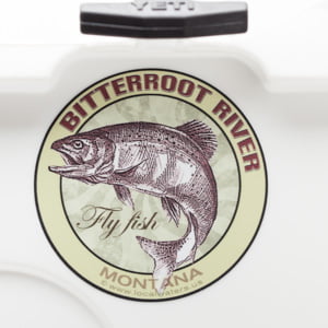 Bitterroot River Fly Fishing sticker Montana Decal