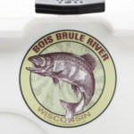 Bois Brule River Fishing Sticker Wisconsin Decal