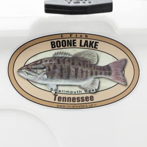 Boone Lake Smallmouth Bass sticker Tennessee Decal