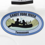 Caney Fork River Canoe sticker Tennessee Decal